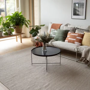 Lumme puuvillamatto beige, olohuoneeseen