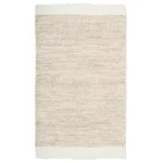 Pouta puuvillamatto luonnonvalkoinen