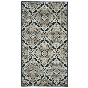 Silvia viskoosimatto sininen olohuoneeseen